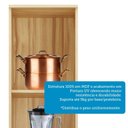 Ver imagem 5 de Paneleiro Simples com 2 Portas 100% MDF Itália Espresso Móveis