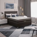 Ver imagem 6 de Cama Box Casal + Colchão Paris Molas Ensacadas Pocket - 61x138x188cm - e-Shop Casa - Jacquard