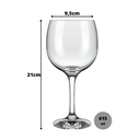 Ver imagem 3 de Jogo 6 Taças Royal Gran Vinho 615ml Gin Nadir Figueiredo