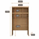 Ver imagem 4 de Módulo de Guarda Roupa Aéreo Ponte Solteiro 126,3cm 100% MDF Cairo