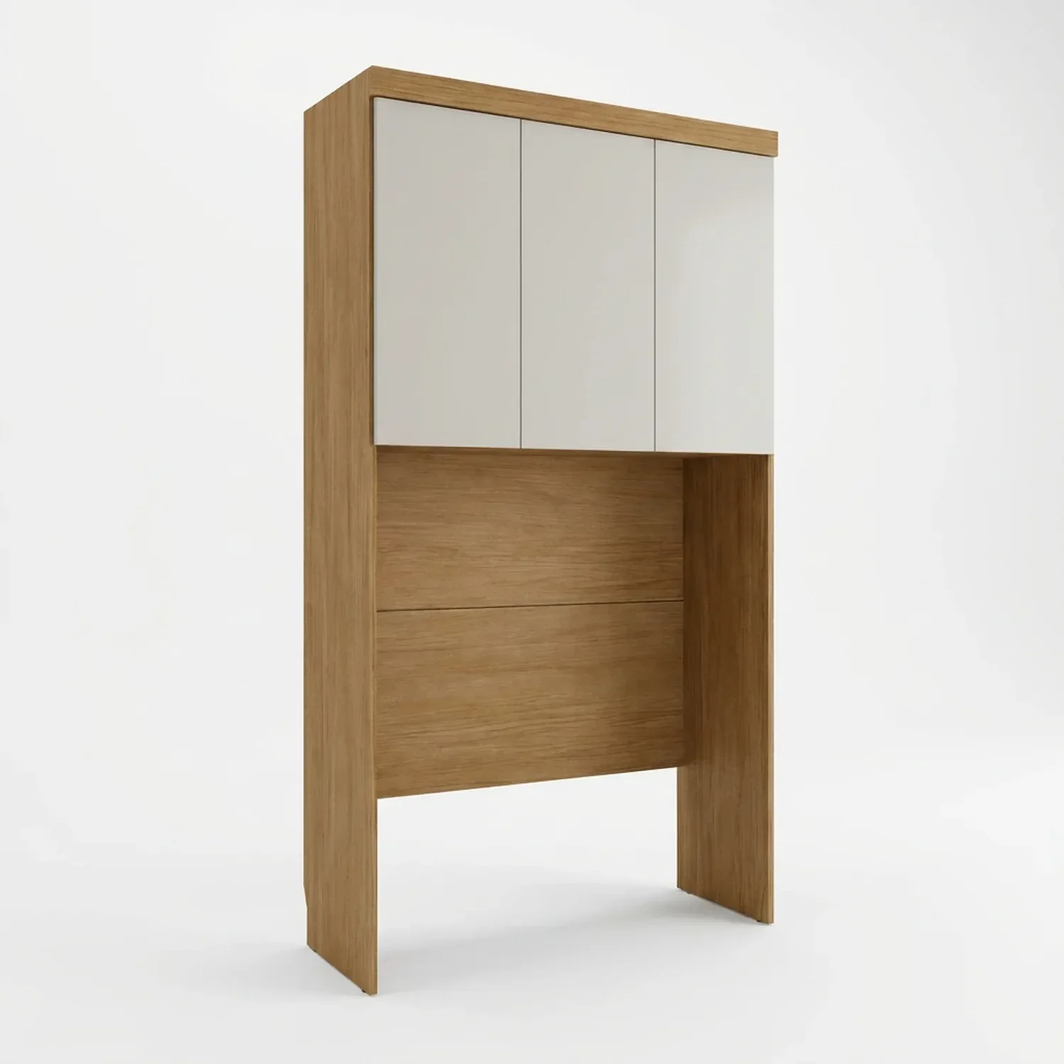 Módulo de Guarda Roupa Aéreo Ponte Solteiro 126,3cm 100% MDF Cairo