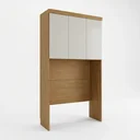 Ver imagem 1 de Módulo de Guarda Roupa Aéreo Ponte Solteiro 126,3cm 100% MDF Cairo