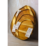 Tábua de Servir Prato Orgânico M - Madeira de Teca 27x27x2cm - 4