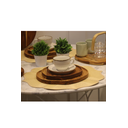 Ver imagem 3 de Tábua de Servir Prato Orgânico M - Madeira de Teca 27x27x2cm