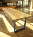 Ver imagem 1 de Mesa de Jantar 8 Lugares - Mesa Madeira Maciça Natural