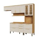 Ver imagem 2 de Cozinha Completa 100% Mdf 4 Peças 11 Portas 2 Gavetas 270cm Estônia Espresso Móveis