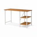 Ver imagem 2 de Escrivaninha Industrial Office Star 120cm 2 Prateleiras Klm Móveis