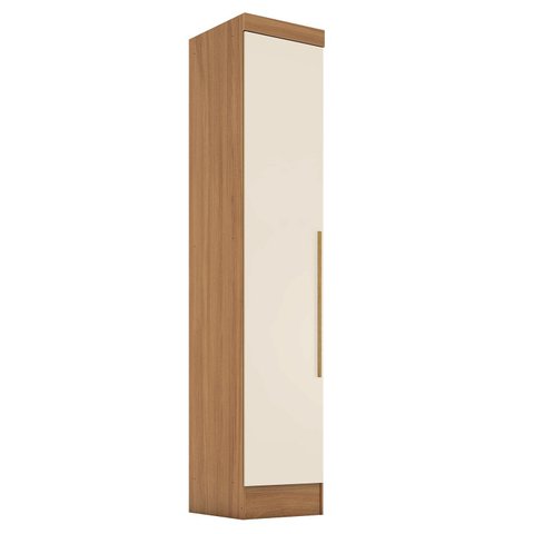 Módulo Guarda-Roupa Smart 1 Porta Espresso Móveis Bege/Cinamomo/Off White