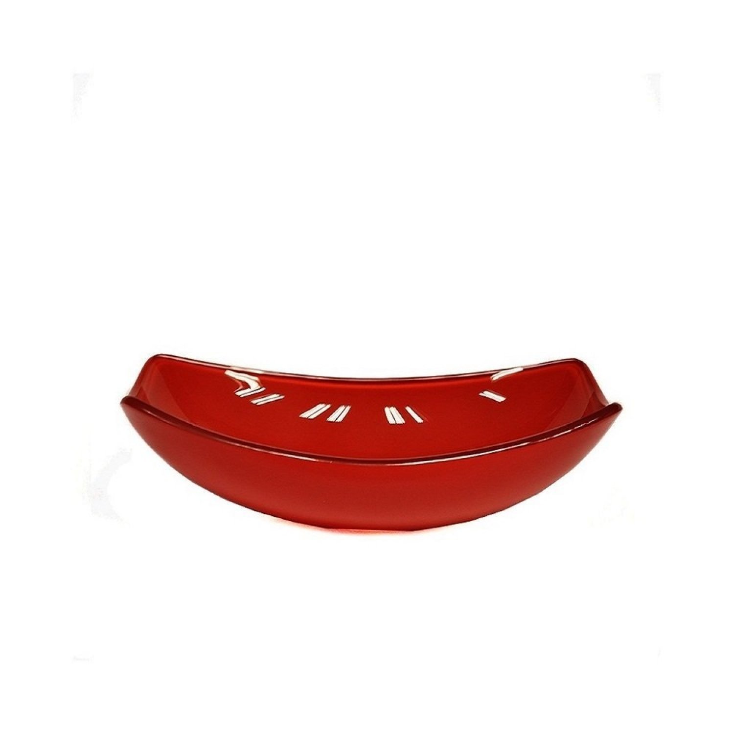 Cuba de Vidro para Lavatório Oval Chanfrada 46cm - 2