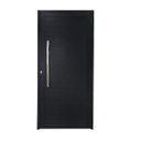 Ver imagem 1 de Porta Lambril de Alumínio Preto 210 x 90 com Puxador Linha 30 - Esquerda