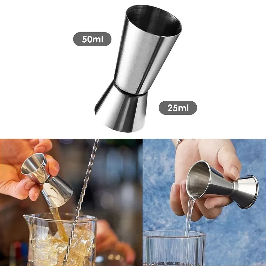 Kit Barman Profissional Coqueteleira 500ml 11 Peças Inox - 3