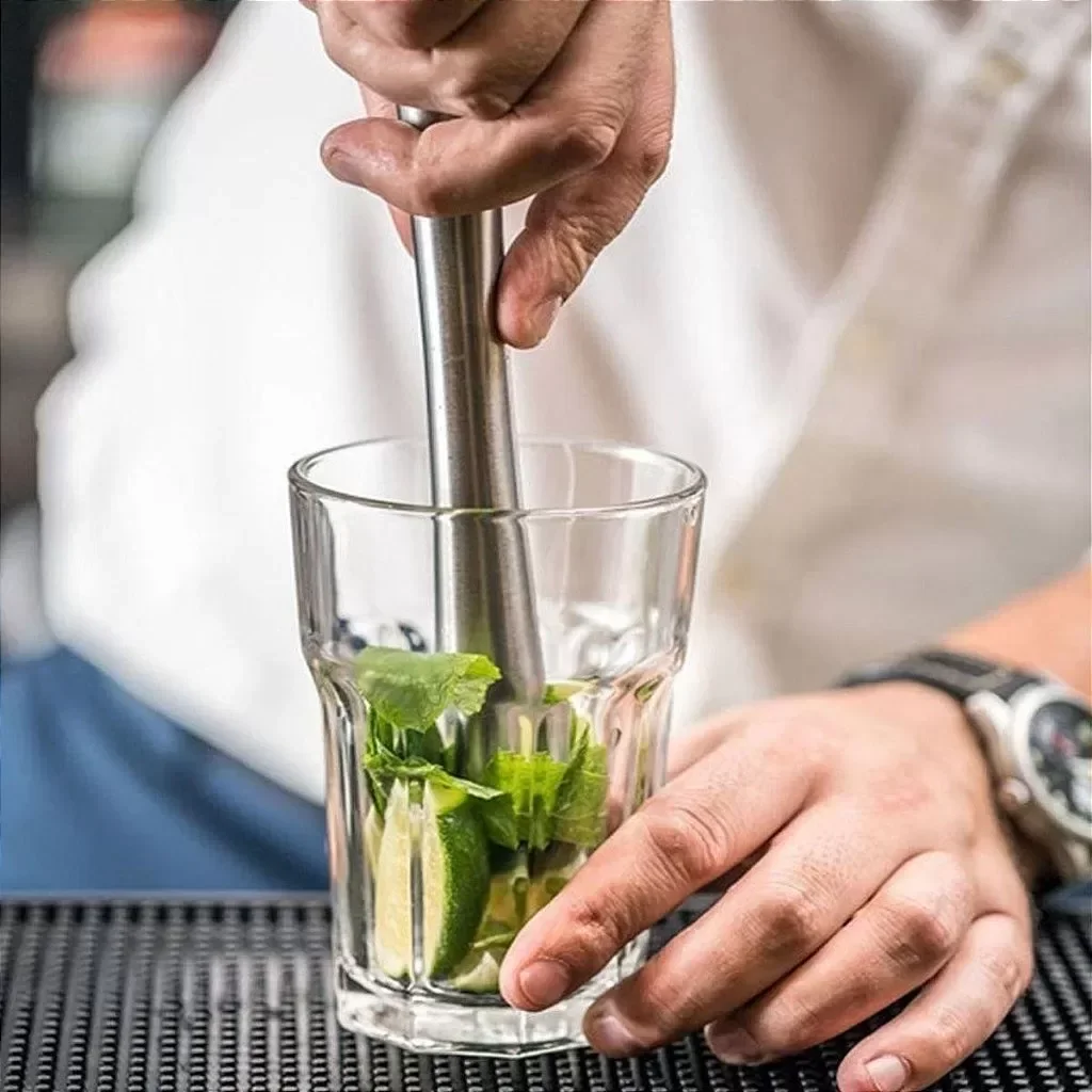 Kit Barman Profissional Coqueteleira 500ml 11 Peças Inox - 10