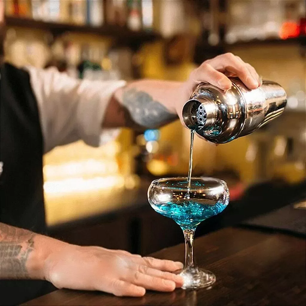 Kit Barman Profissional Coqueteleira 500ml 11 Peças Inox - 2