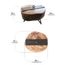 Ver imagem 2 de Lareira Artesanal Ecológica Rústica Para Aquecimento Interno