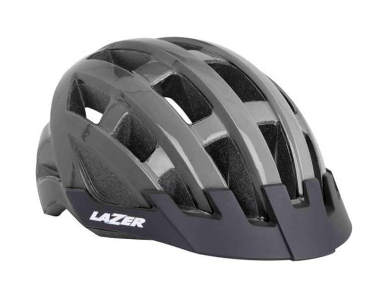 Capacete Compacto Capacete Lazer Mtb Compact Tam Unico Titanio | MadeiraMadeira