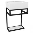 Ver imagem 1 de Gabinete Banheiro Ferro Los Angeles 40x30cm Branco Fosco