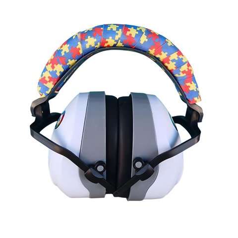 Abafador de Som Infantil Acolchoado para Autistas 26 Db Colorido