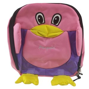 Mochila Infantil Escolar De Bichinho Pinguim Rosa Animais Fofos (AK006) AB MIDIA M&C / AK006