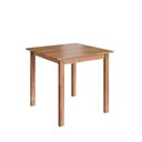 Ver imagem 3 de Mesa Genova 80x80cm com 4 Cadeiras Arezzo para Sala de Jantar em Estilo Moderno na Cor Amêndoa