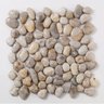Kit Pastilha de Pedras Naturais Seixos com 11 Placas de 30cm x 30cm Rende 1m² Glass Mosaic  - 1