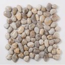 Ver imagem 1 de Pastilha de Pedras Naturais Seixos de 30cm x 30cm Rende  Glass Mosaic