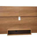 Ver imagem 2 de Painel para TV até 50 Polegadas 130cmx90cm Nicho Flex Eccos Marrom Nature