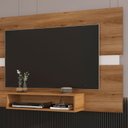 Ver imagem 5 de Painel para TV até 50 Polegadas 130cmx90cm Nicho Flex Eccos Marrom Nature