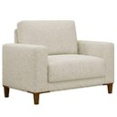 Ver imagem 1 de Poltrona Decorativa Oasis Pes Madeira Boucle Tce 1010 Moll