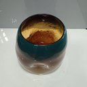 Ver imagem 3 de Vaso Decorativo Enfeite Casa Vidro 17x18x18cm Color