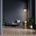 Ver imagem 2 de Lustre Pendente Cristal Midas Black Matte Red. 30cm