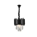 Ver imagem 1 de Lustre Pendente Cristal Midas Black Matte Red. 30cm