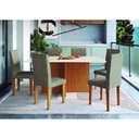 Ver imagem 1 de Conjunto Mesa de Jantar 170cm com 6 Cadeiras Multimóveis Cr50209 Freijó/off White/cacau
