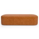Ver imagem 7 de Kit 02 Puffs Decorativos Orgânicos para Living Quarto 140cm Doha W01 Couríssimo Canela - Lyam