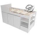 Ver imagem 7 de Cama Infantil Multifuncional Com Escrivaninha CM8021 Branco Tecno Mobili