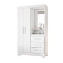 Ver imagem 1 de Guarda-roupa 2 Portas Nt 5170 Branco - Notável