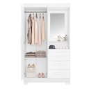 Ver imagem 4 de Guarda-roupa 2 Portas Nt 5170 Branco - Notável