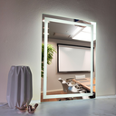 Ver imagem 2 de Espelho Retangular Grande Jateado com Led 60x70 4mm Lapidado, Banheiro, Decoração, Salão, Maquiagem.
