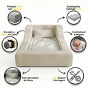 Ver imagem 3 de Cama Montessoriana Infantil Noah 100% Espuma com Colchão Bouclê Bege - Desk Design