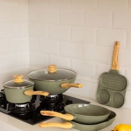 Panela Caçarola Verde 20cm Indução Cerâmico 4mm Style Cook - 8