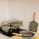 Ver mais imagens de Panela Caçarola Verde 20cm Indução Cerâmico 4mm Style Cook