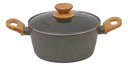 Ver imagem 1 de Panela Caçarola Verde 20cm Indução Cerâmico 4mm Style Cook