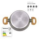 Ver imagem 5 de Panela Caçarola Verde 20cm Indução Cerâmico 4mm Style Cook