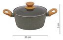 Ver imagem 2 de Panela Caçarola Verde 20cm Indução Cerâmico 4mm Style Cook
