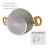 Panela Caçarola Verde 20cm Indução Cerâmico 4mm Style Cook - 6