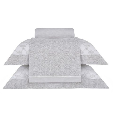 Jogo Cama Queen Buddemeyer 200 Fios Gran Percalle Valence