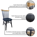 Ver imagem 5 de Kit Mesa Madeira Maciça com 4 Cadeiras Resistente Sala de Jantar Cozinha Conjunto Jogo Retangular