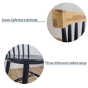 Ver imagem 4 de Kit Mesa Madeira Maciça com 4 Cadeiras Resistente Sala de Jantar Cozinha Conjunto Jogo Retangular