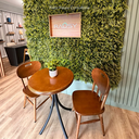 Ver imagem 3 de Cj Mesa Madeira 60cm - Bistrô Fixa 78cm + 2 Cadeiras 43 - Natural - Liso