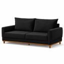 Ver imagem 4 de Sofá Lisboa Fixo 180cm - Preto
