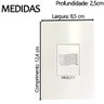 Campainha Eletronica Cigarra Grilo Residencial Comercial Bivolt 4X2 Slim + Interruptor Pulsador - 2